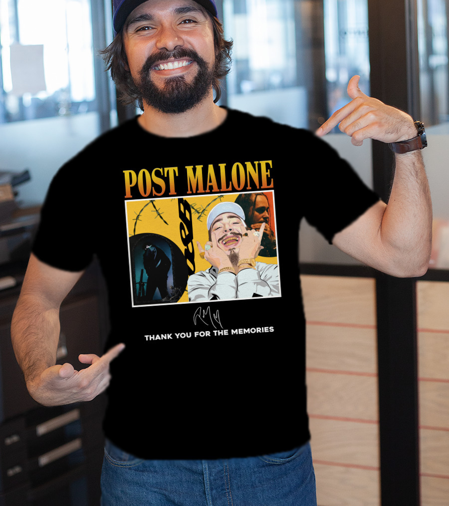 Post Malone Thank You For The Memories T-Shirt