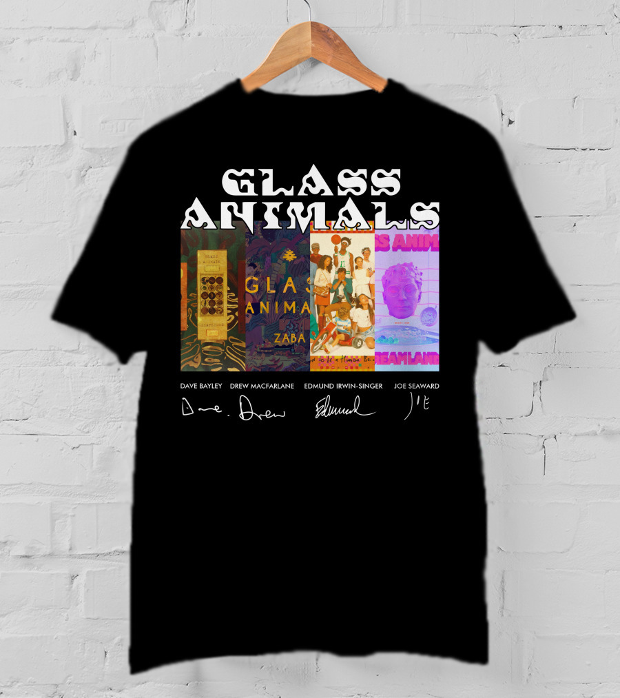 Glass Animals Dave Bayley Drew Macfarlane Edmund Irwin-Singer Joe Seaward Zaba Dreamland T-Shirt