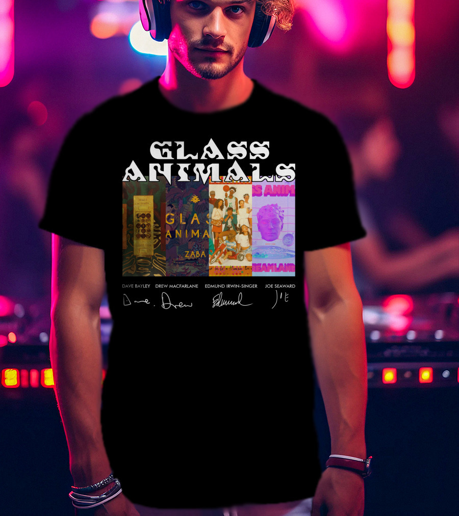 Glass Animals Dave Bayley Drew Macfarlane Edmund Irwin-Singer Joe Seaward Zaba Dreamland T-Shirt
