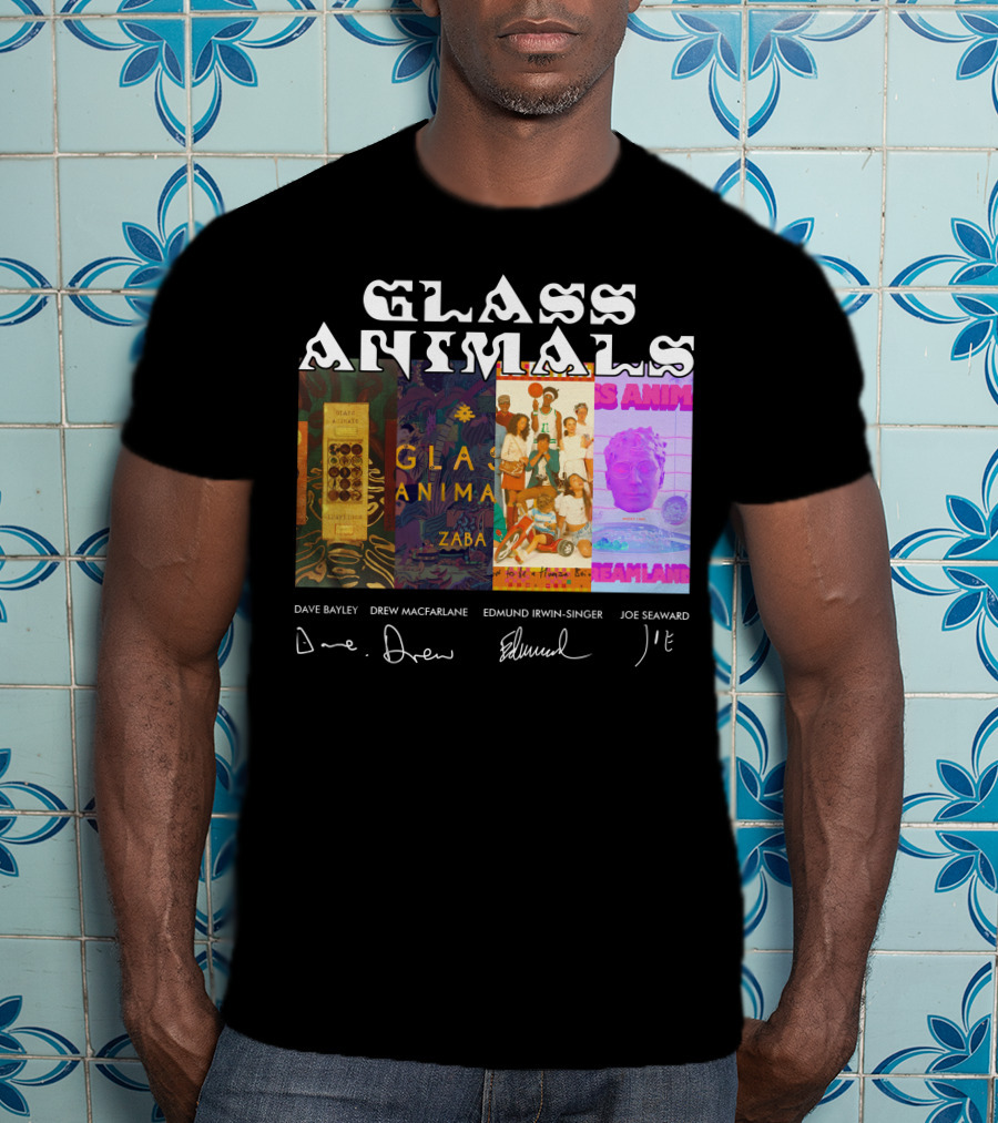 Glass Animals Dave Bayley Drew Macfarlane Edmund Irwin-Singer Joe Seaward Zaba Dreamland T-Shirt