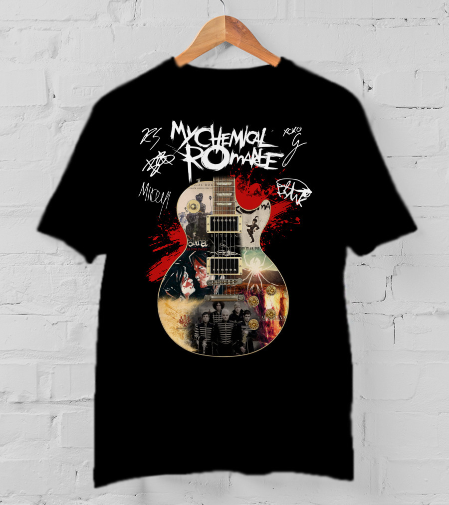 My Chemical Romance Guitar Collage T-Shirt
