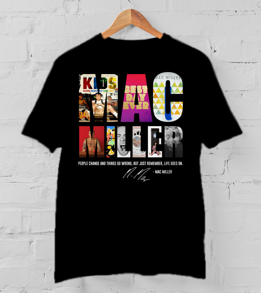 Mac Miller Best Day Ever Kids Poster T-Shirt