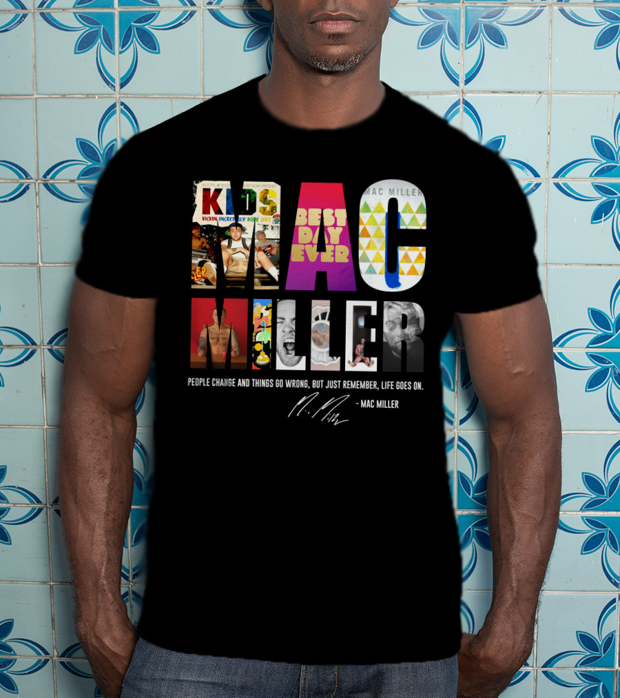 Mac Miller Best Day Ever Kids Poster T-Shirt