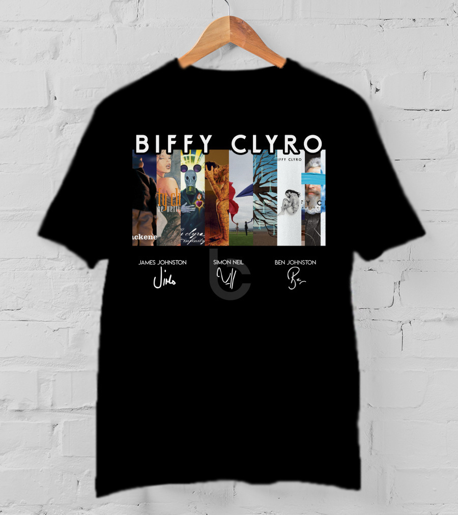 Biffy Clyro Album Art Collage James Johnston Simon Neil Ben Johnston T-Shirt