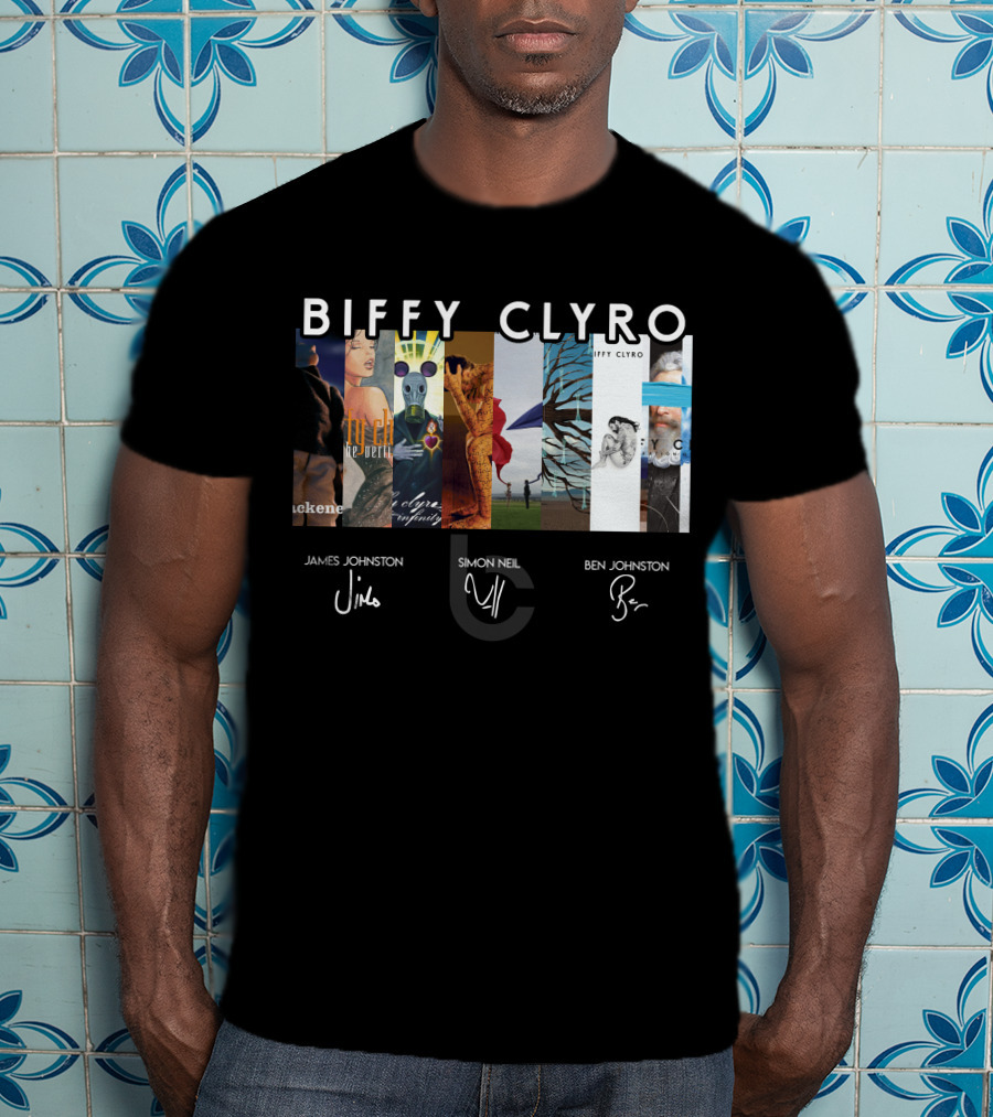 Biffy Clyro Album Art Collage James Johnston Simon Neil Ben Johnston T-Shirt
