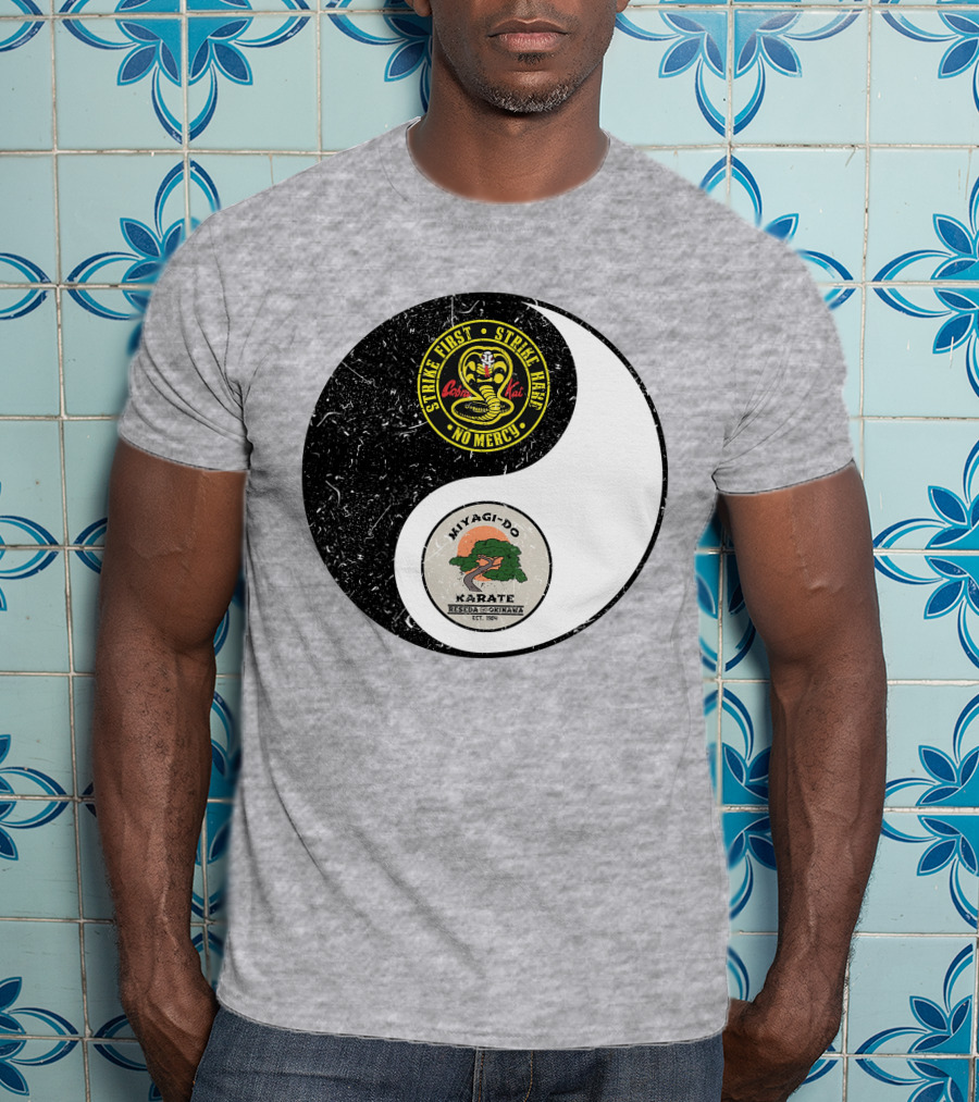 Cobra Kai Strike First Miyagi-Do Karate Yin Yang T-Shirt