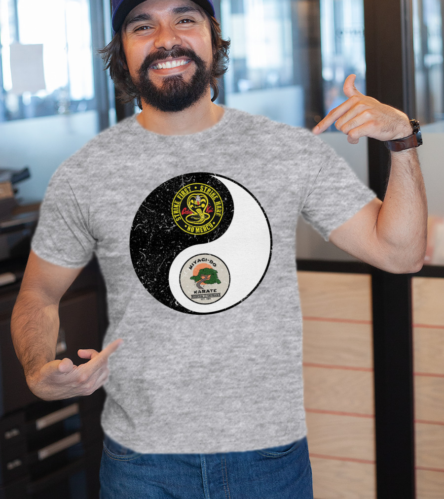 Cobra Kai Strike First Miyagi-Do Karate Yin Yang T-Shirt