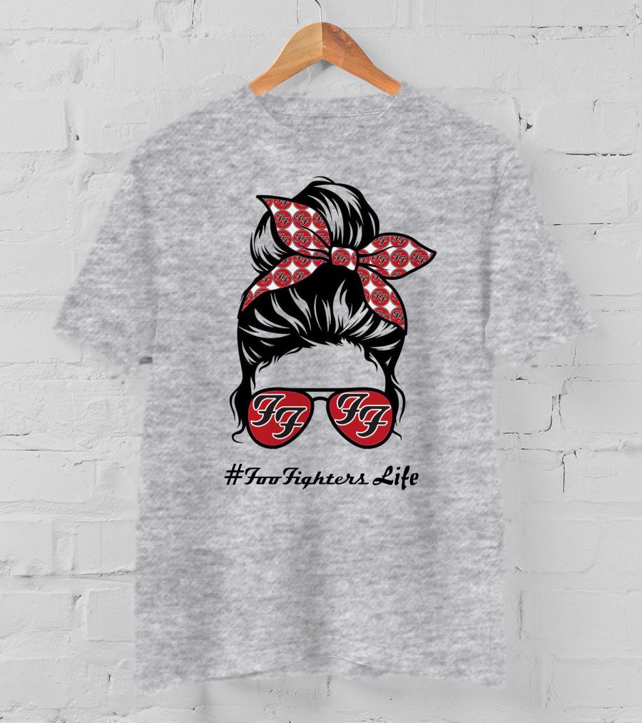 #Foofighterslife Ff Bandana Sunglasses T-Shirt