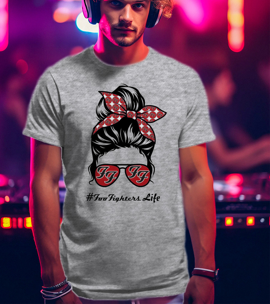 #Foofighterslife Ff Bandana Sunglasses T-Shirt