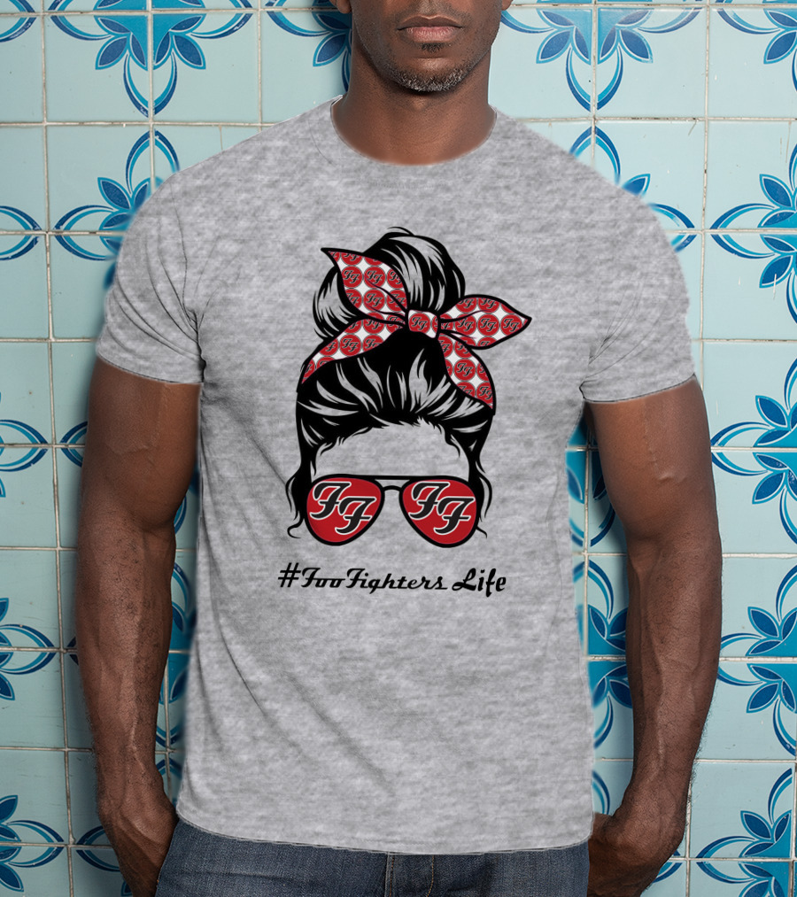 #Foofighterslife Ff Bandana Sunglasses T-Shirt