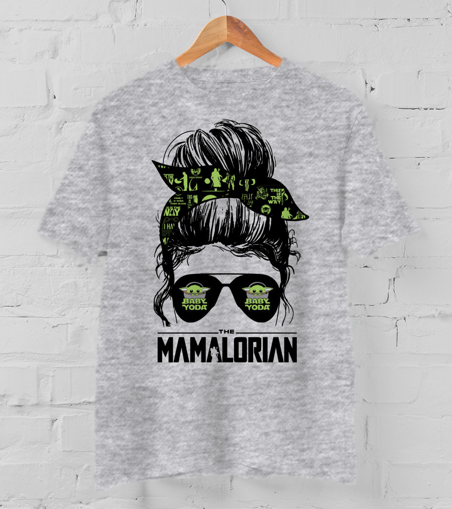 The Mamalorian Baby Yoda Grogu Star Wars T-Shirt