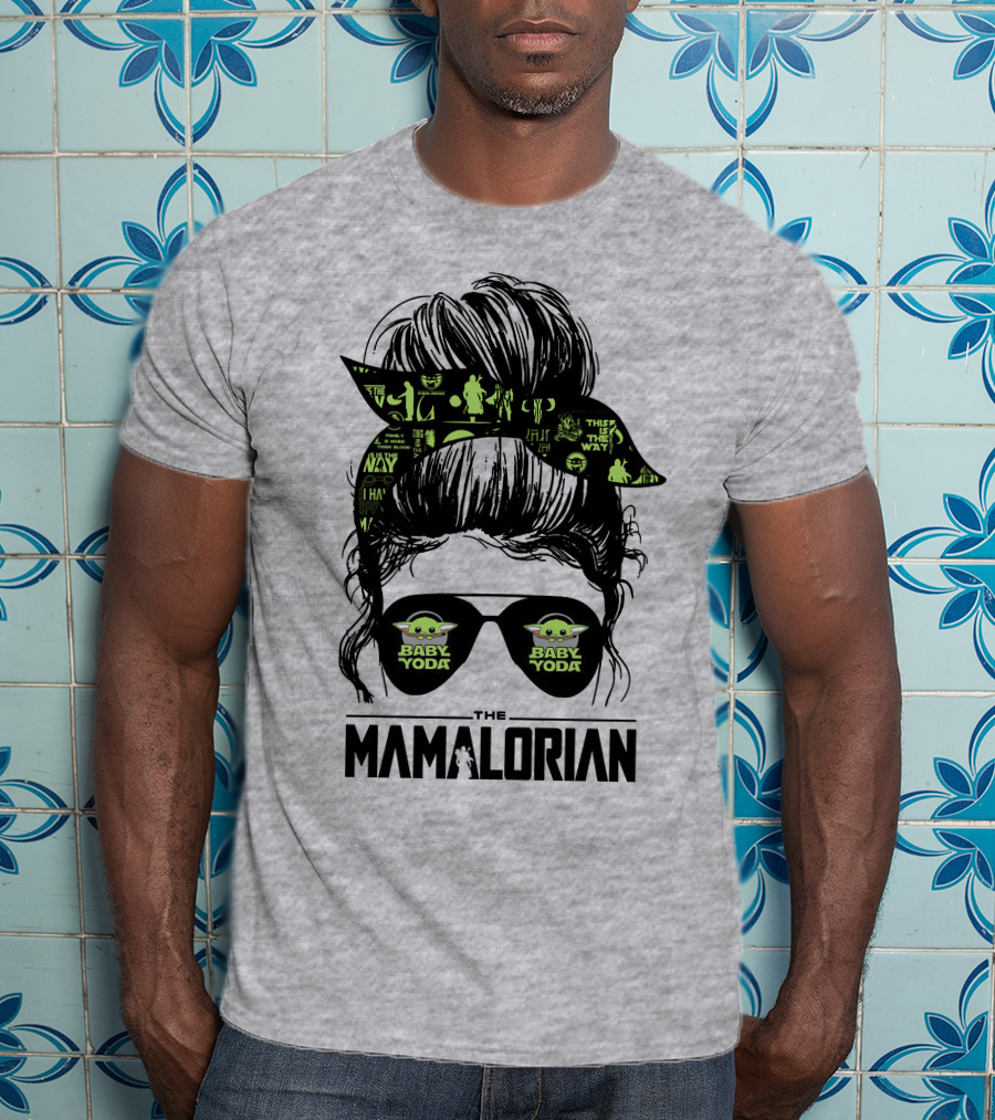 The Mamalorian Baby Yoda Grogu Star Wars T-Shirt