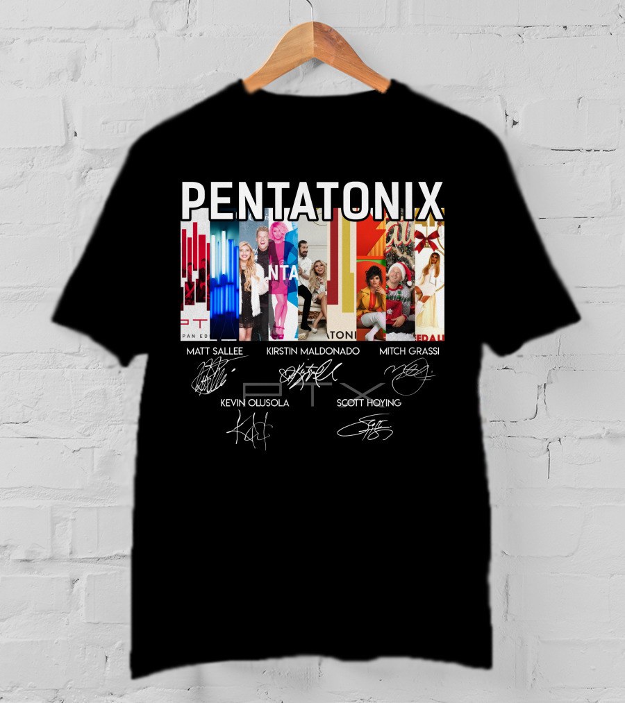 Pentatonix Matt Sallee Kirstin Maldonado Mitch Grassi Kevin Olusola Scott Hoying T-Shirt