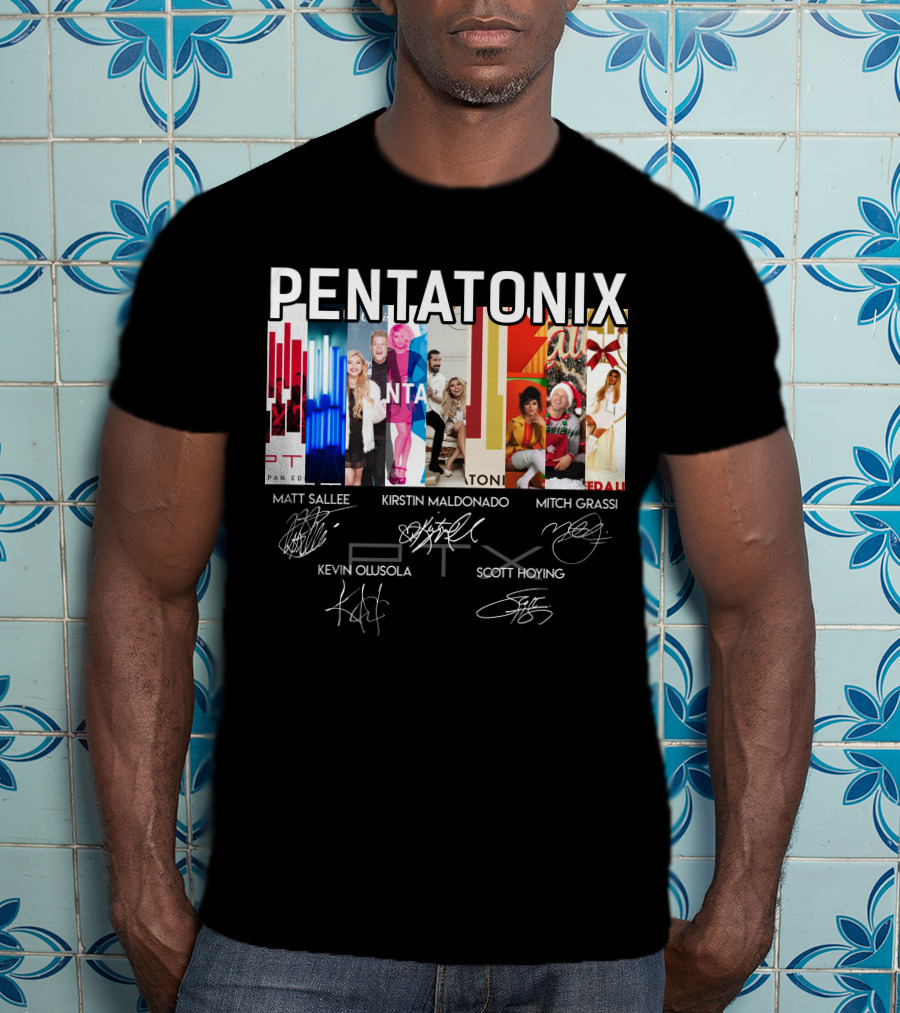 Pentatonix Matt Sallee Kirstin Maldonado Mitch Grassi Kevin Olusola Scott Hoying T-Shirt