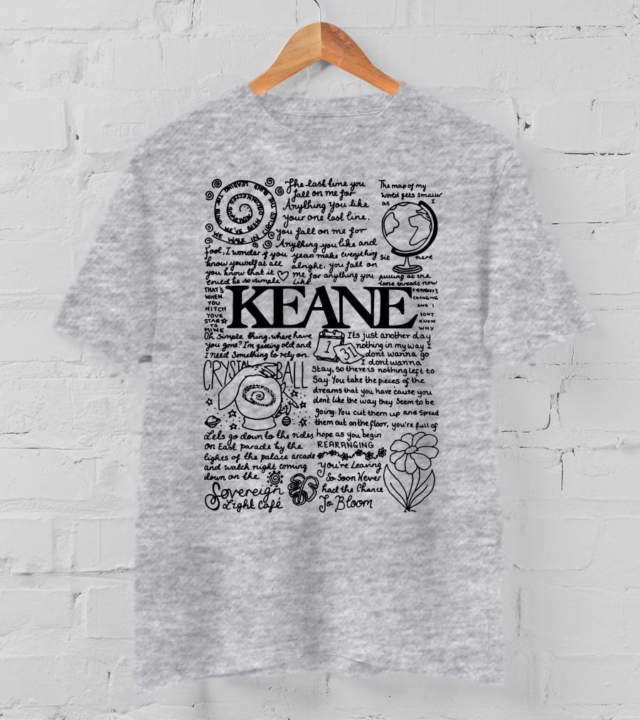 Keane Hopes Crystal Ball Sovereign Night Sky Bloom T-Shirt