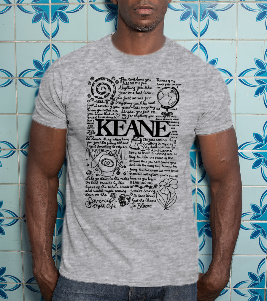 Keane Hopes Crystal Ball Sovereign Night Sky Bloom T-Shirt