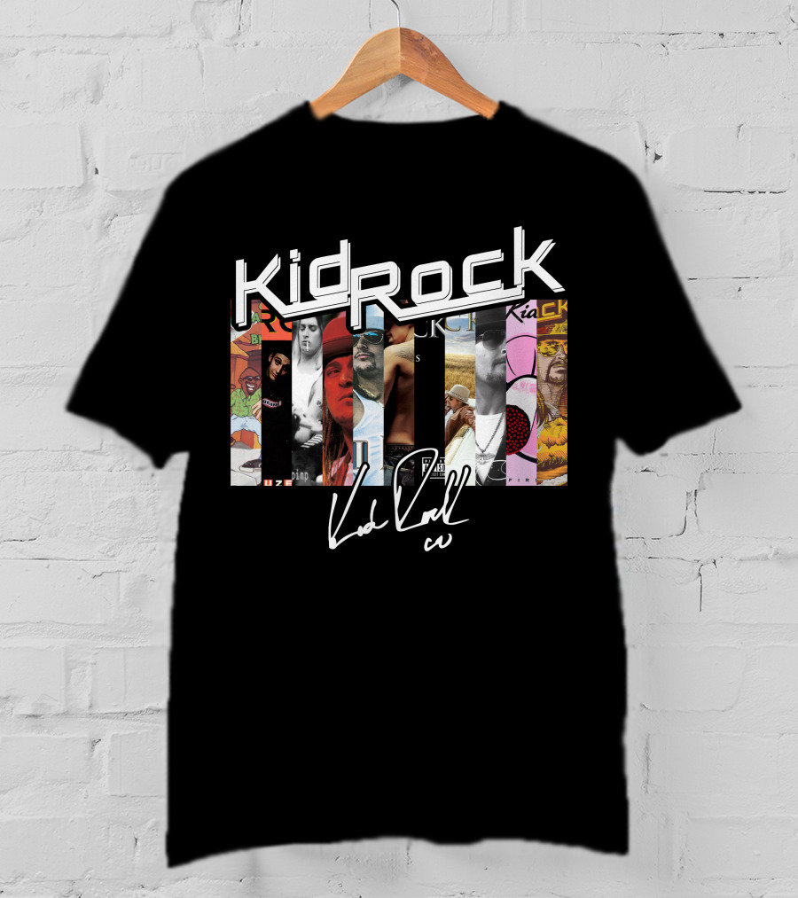 Kid Rock Album Covers Signature Collection T-Shirt