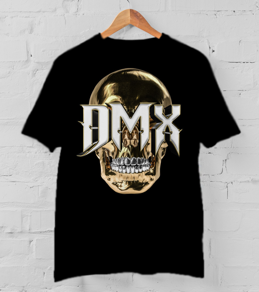 Dmx Gold Skull Luxury Trends T-Shirt