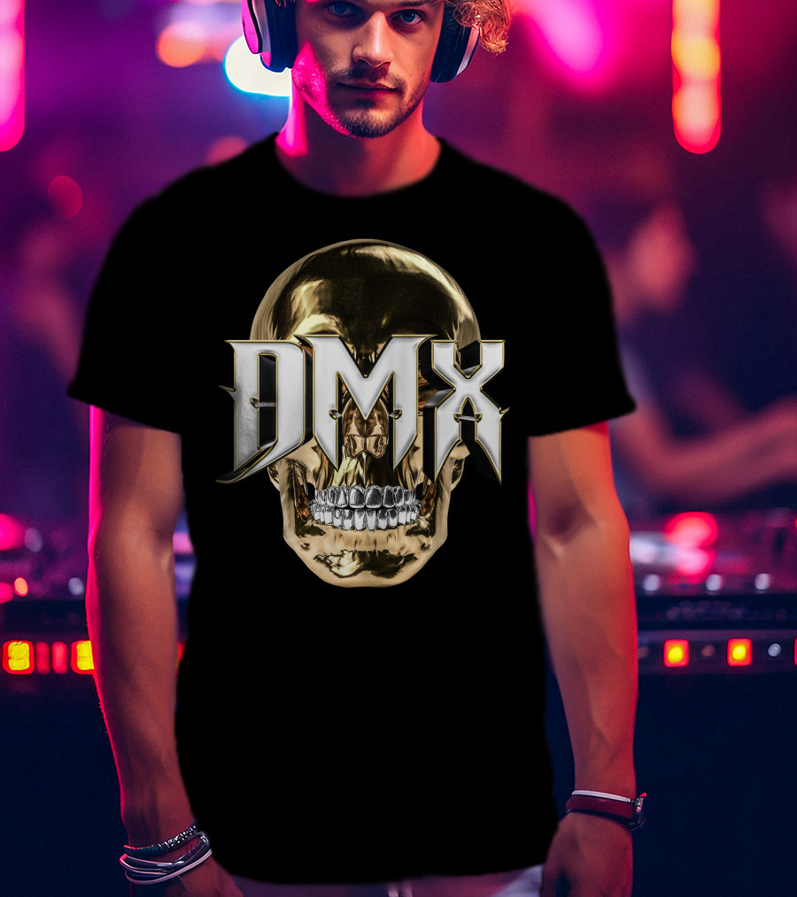 Dmx Gold Skull Luxury Trends T-Shirt