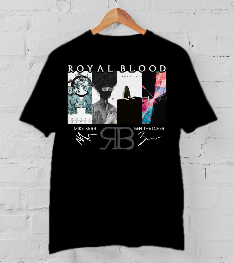 Royal Blood Mike Kerr Ben Thatcher Rb Signatures T-Shirt