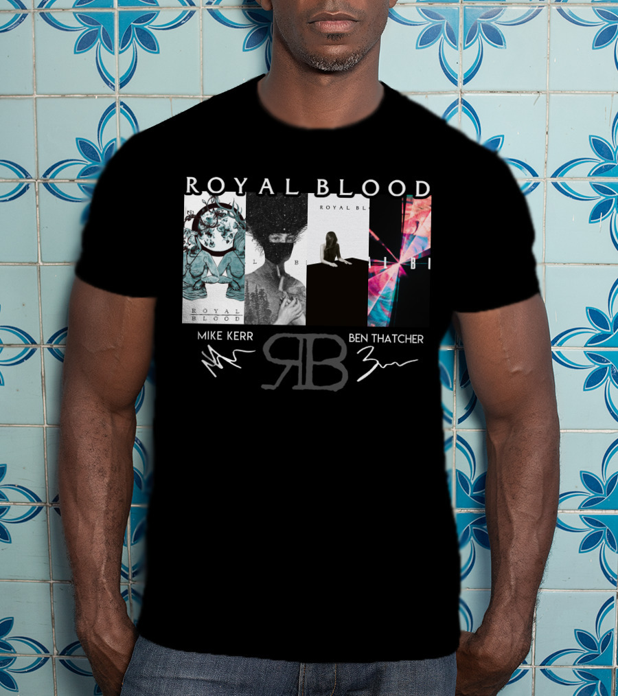 Royal Blood Mike Kerr Ben Thatcher Rb Signatures T-Shirt