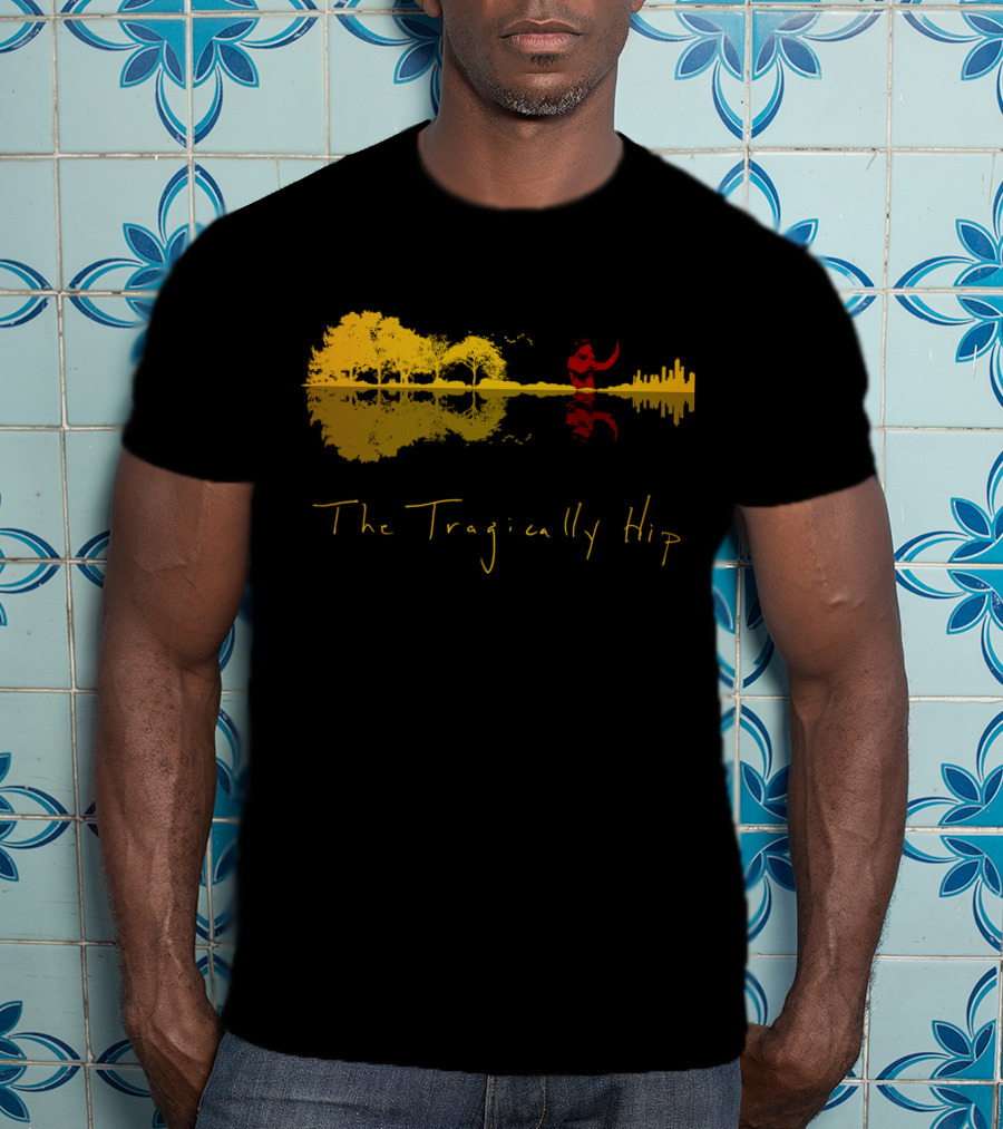 The Tragically Hip Trees And Cityscape Reflection T-Shirt