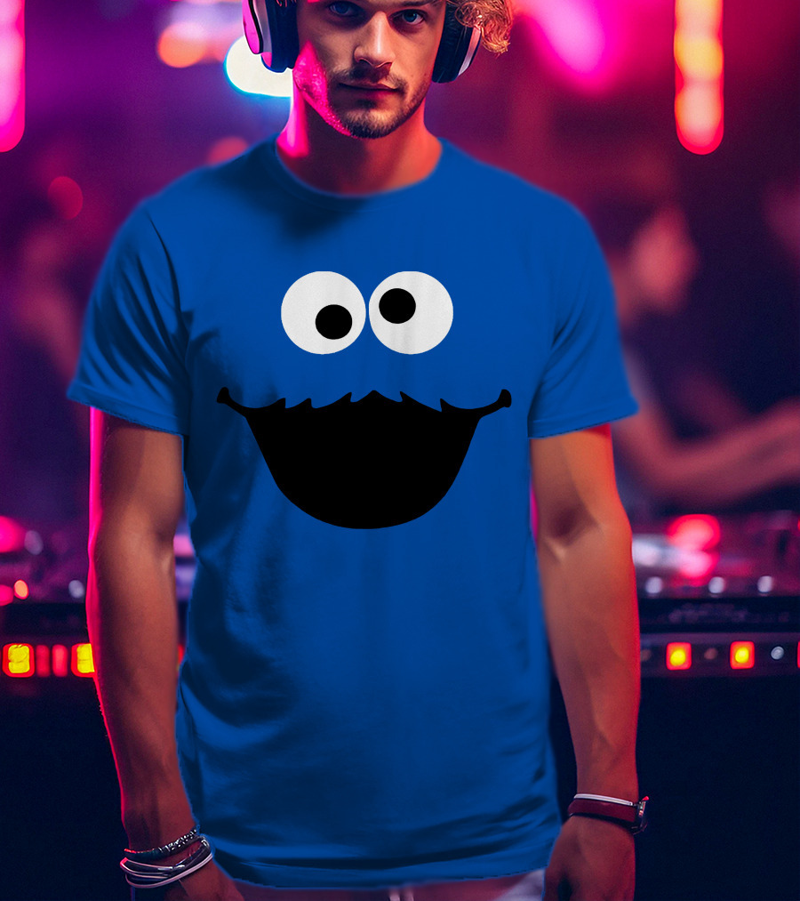 Cookie Monster Face T-Shirt