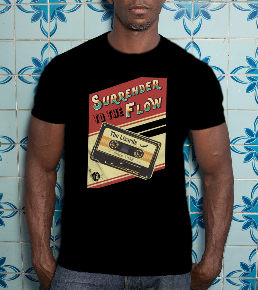Surrender To The Flow The Lizards Since 1988 Cassette T-Shirt