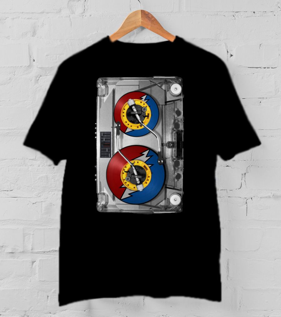 Grateful Dead Cassette Tape Retro Vibe T-Shirt