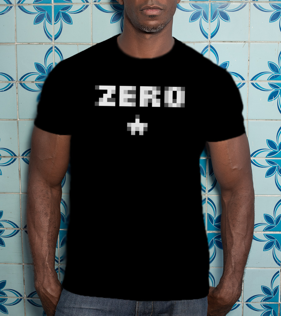 Alt Rock Band Zero 298786 Pixel Text T-Shirt