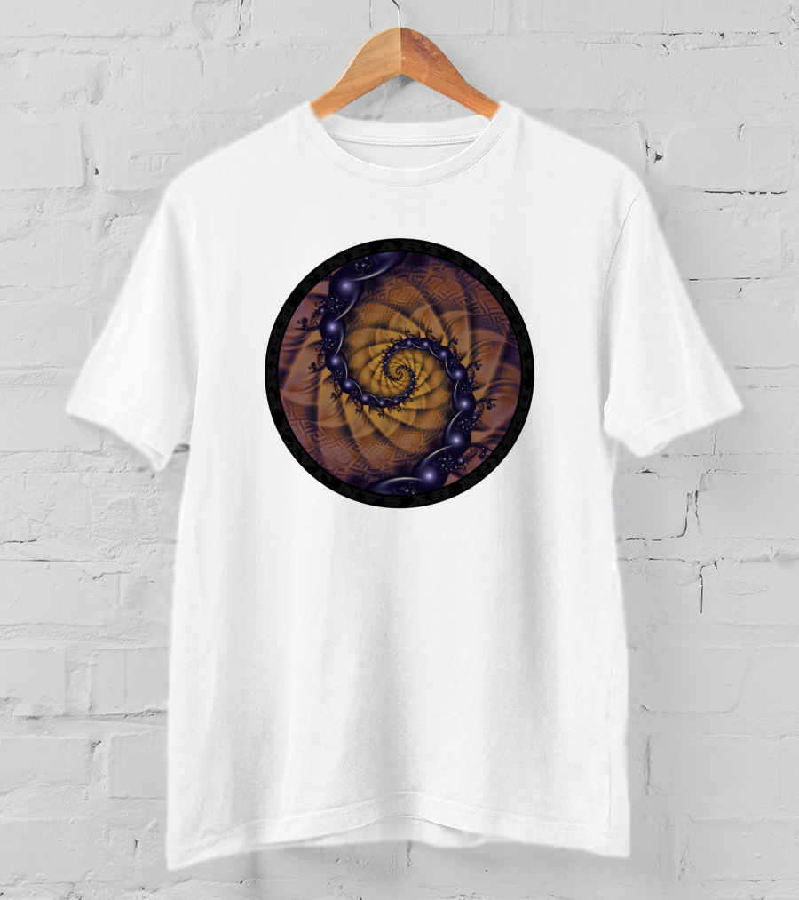 An Emperor Scorpion's Dark Fractal Spiral 1001 Details T-Shirt