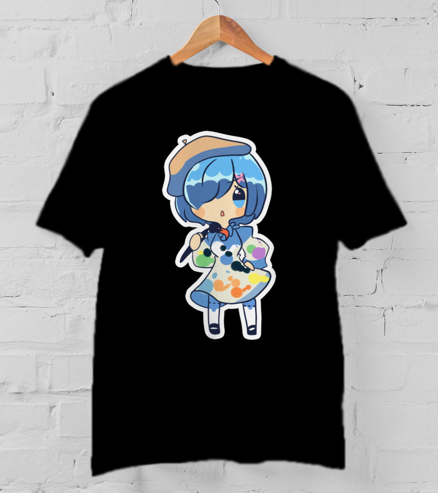 Rem Chibi Art Painter Style 923986 T-Shirt