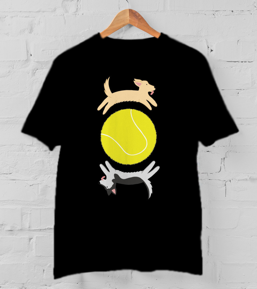 Ball Is Life With Dogs And Tennis Ball 1159928 T-Shirt