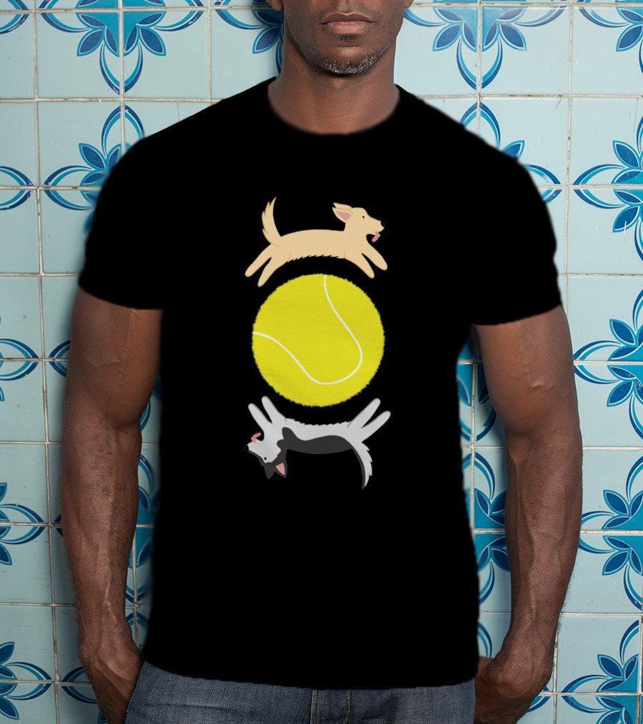 Ball Is Life With Dogs And Tennis Ball 1159928 T-Shirt