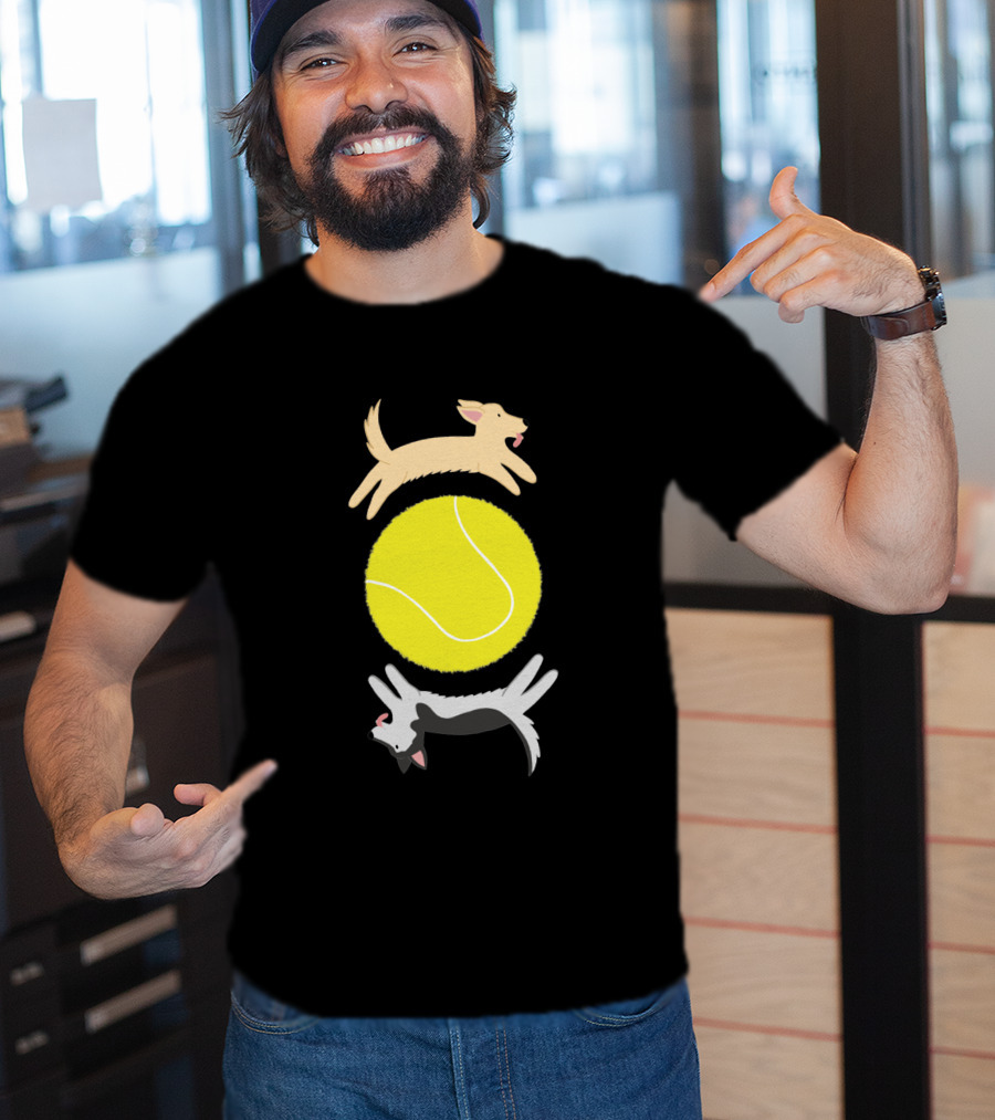 Ball Is Life With Dogs And Tennis Ball 1159928 T-Shirt
