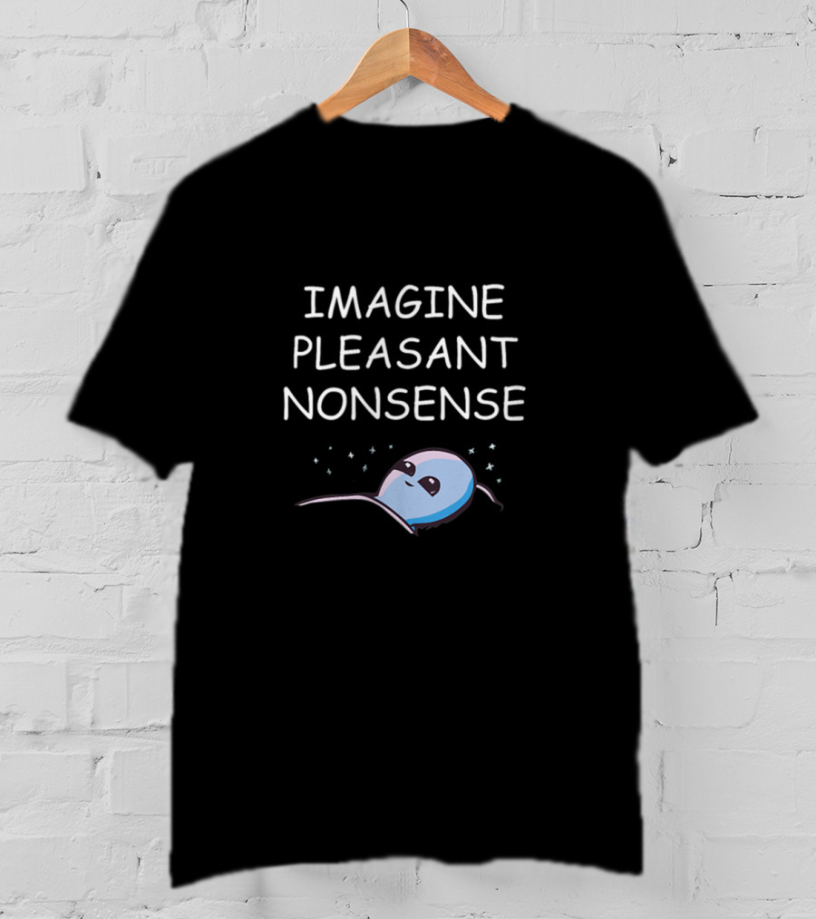 Imagine Pleasant Nonsense Sleepy Cartoon Moon T-Shirt