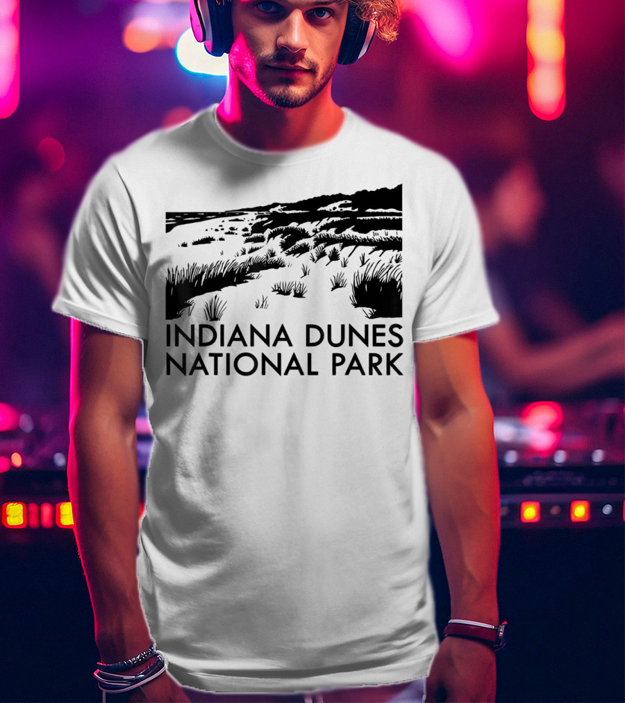 Indiana Dunes National Park Scenic Landscape T-Shirt
