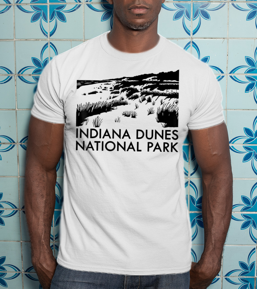 Indiana Dunes National Park Scenic Landscape T-Shirt