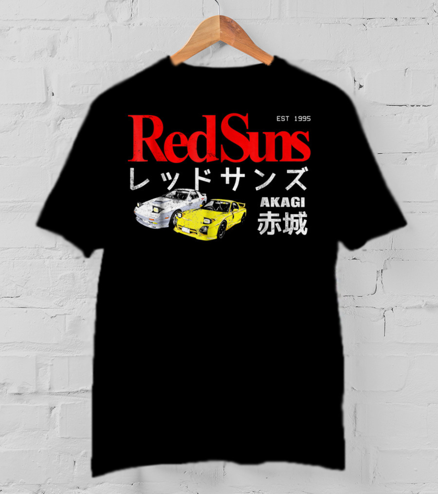 RedSuns Akagi EST 1995 Initial D T-Shirt