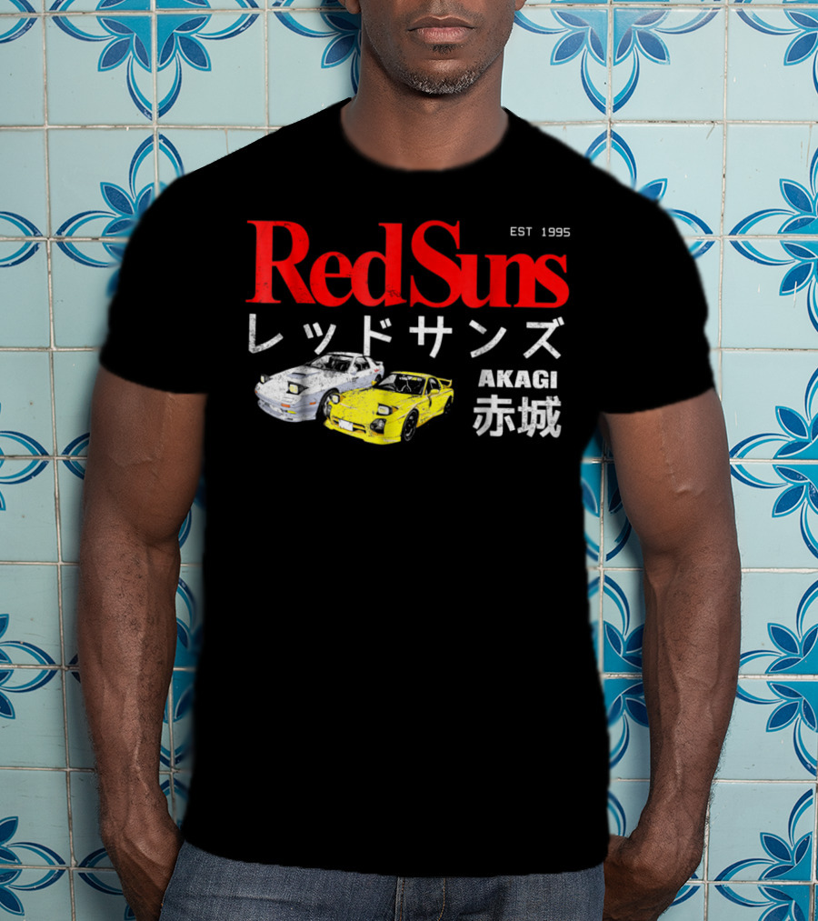 RedSuns Akagi EST 1995 Initial D T-Shirt