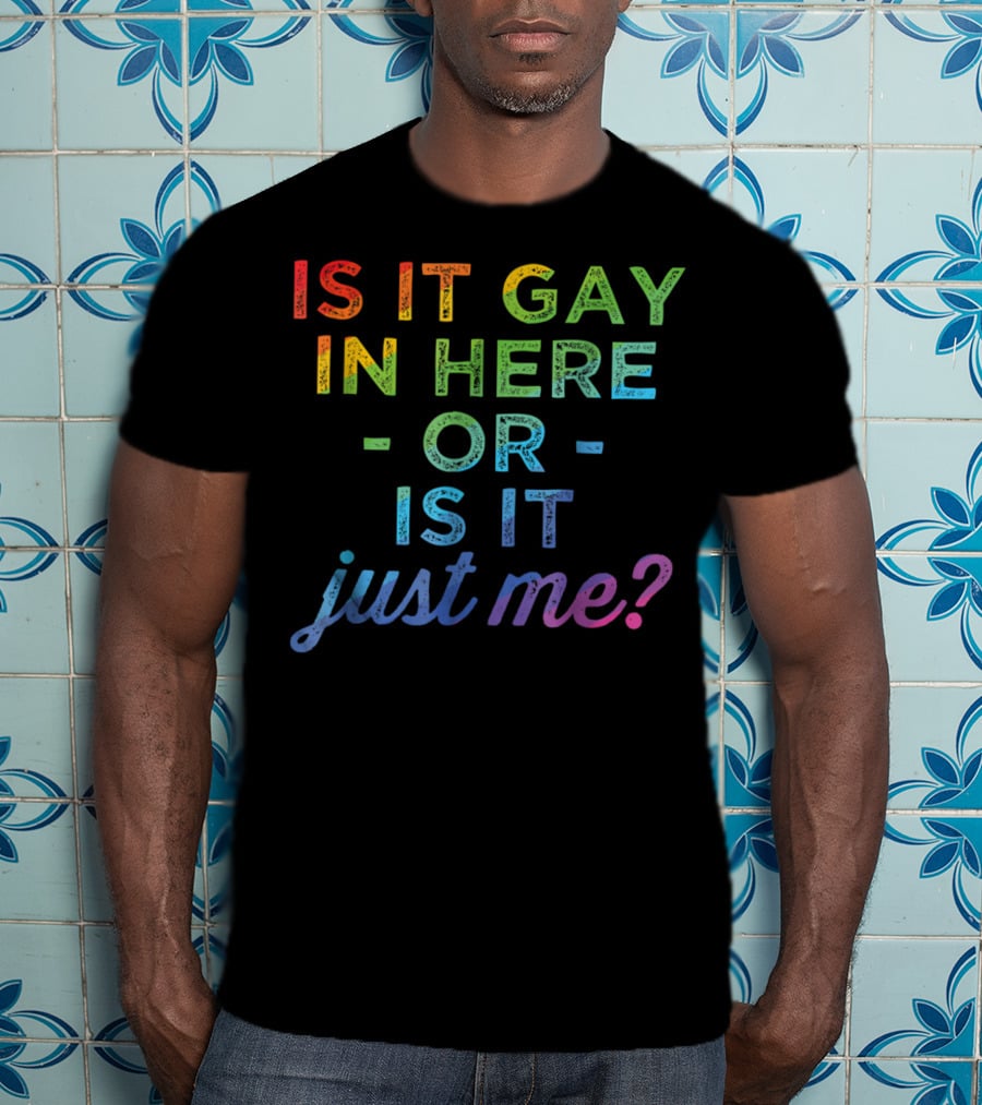 Is It Gay In Here Or Is It Just Me T-Shirt