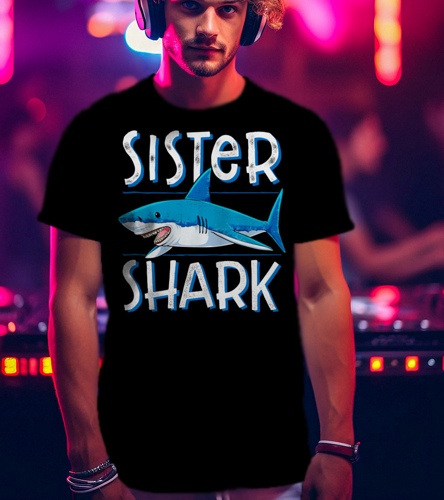Sister Shark Family Matching Jawsome Shark T-Shirt
