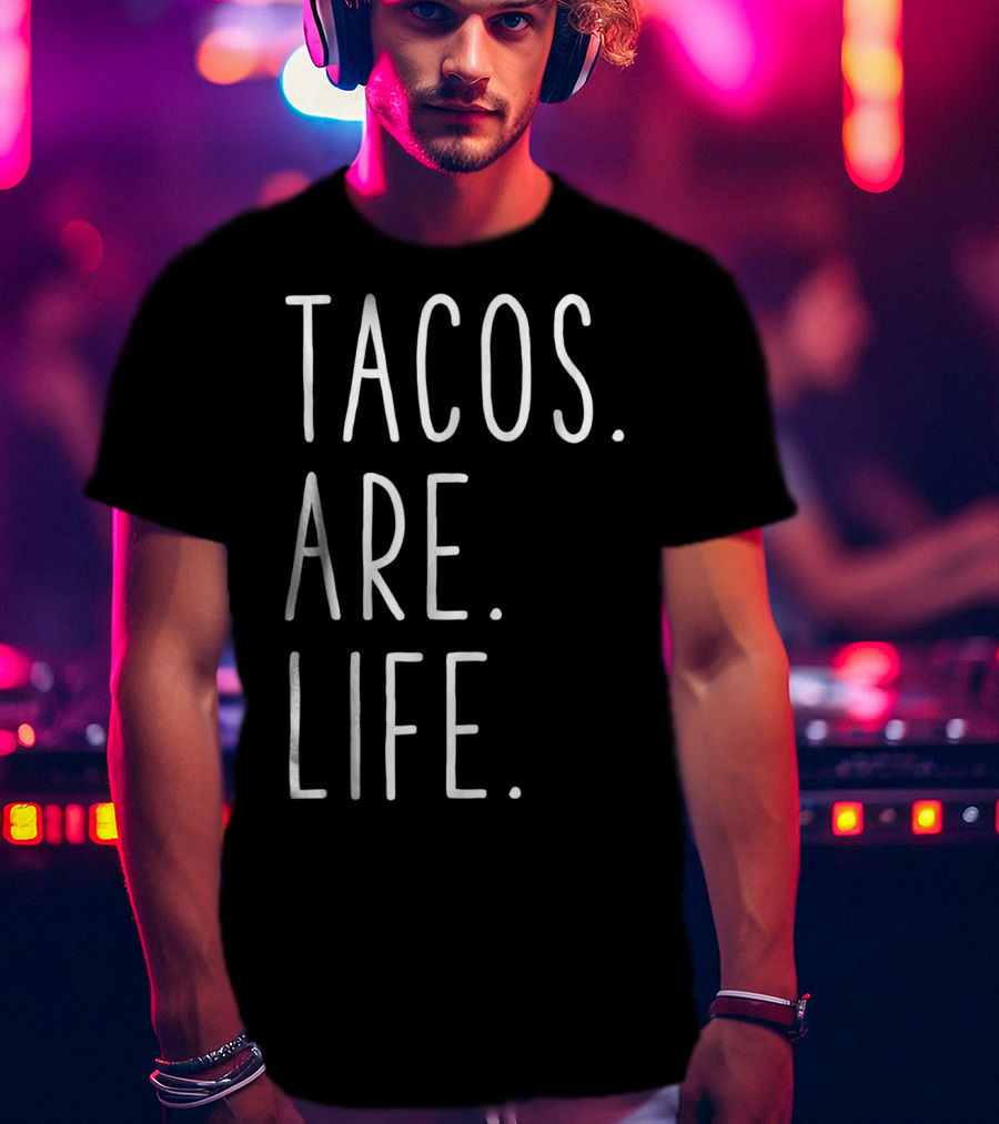 Tacos Are Life Cinco De Mayo Kids Taco T-Shirt
