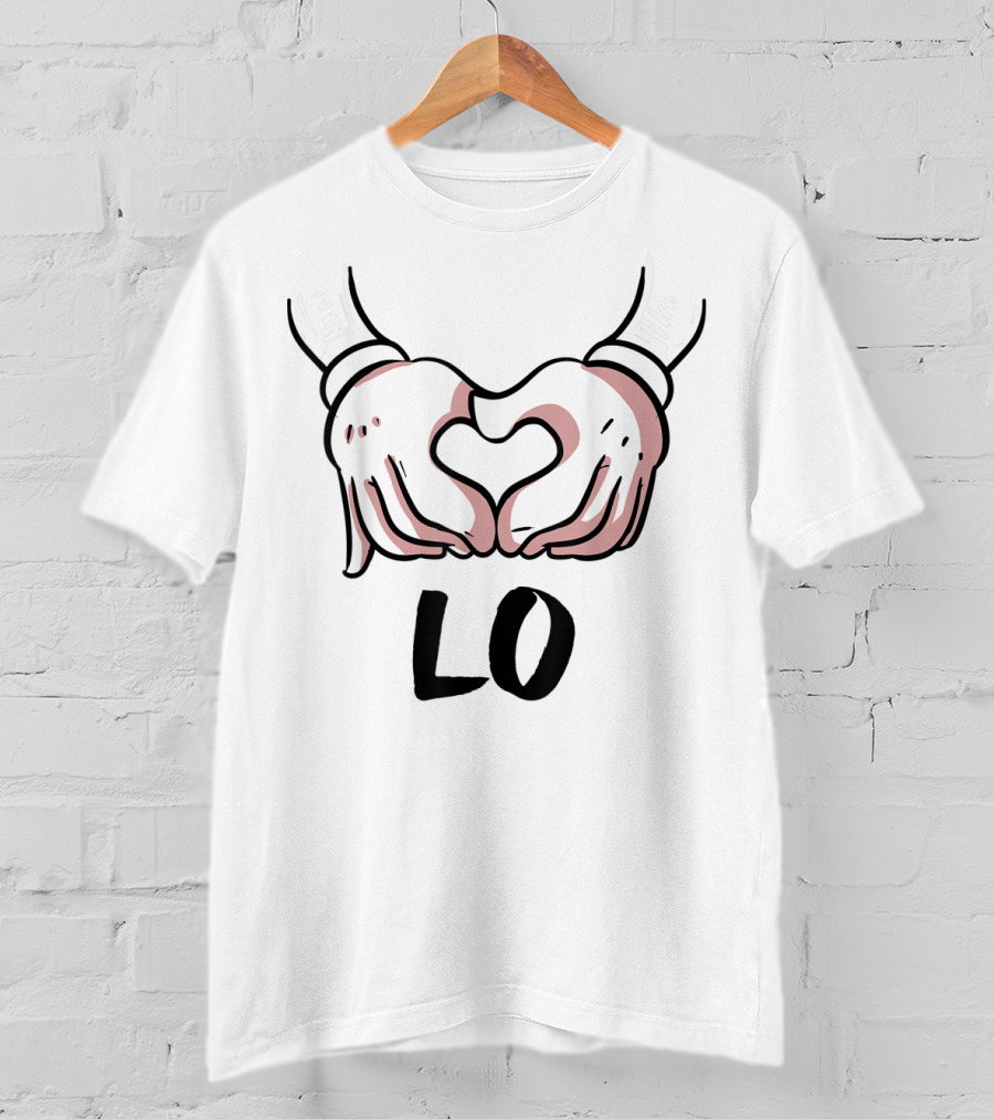 Valentines Day Hands Heart LO T-Shirt