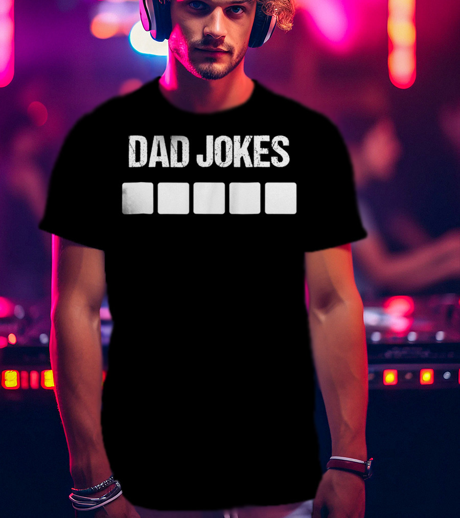 Dad Jokes Rating Awesome Father T-Shirt