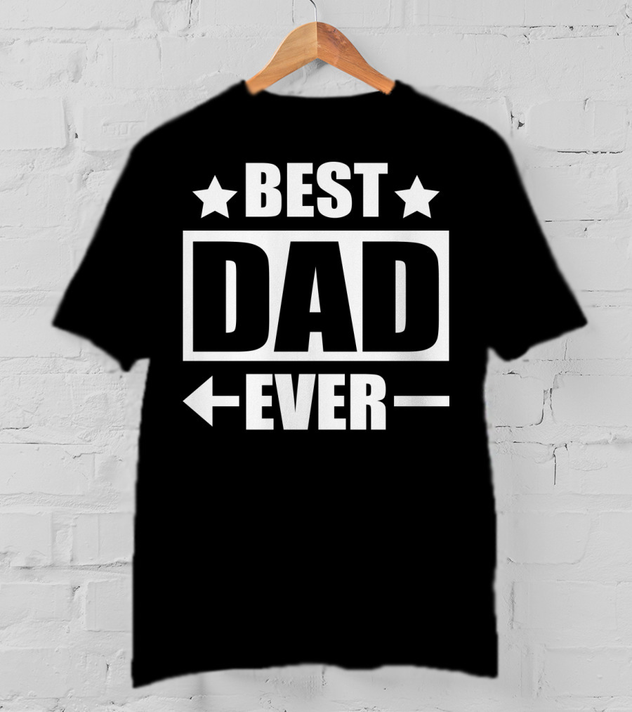Best Dad Ever Daddy20 With Stars And Arrows T-Shirt