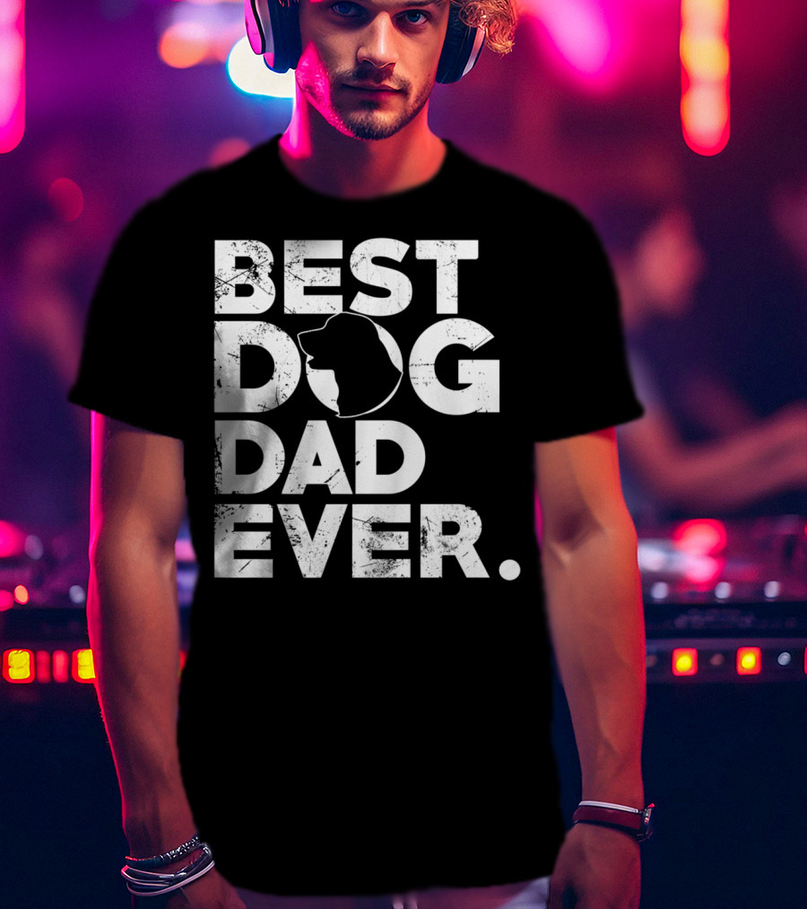 Best Golden Retriever Dog Dad Ever T-Shirt