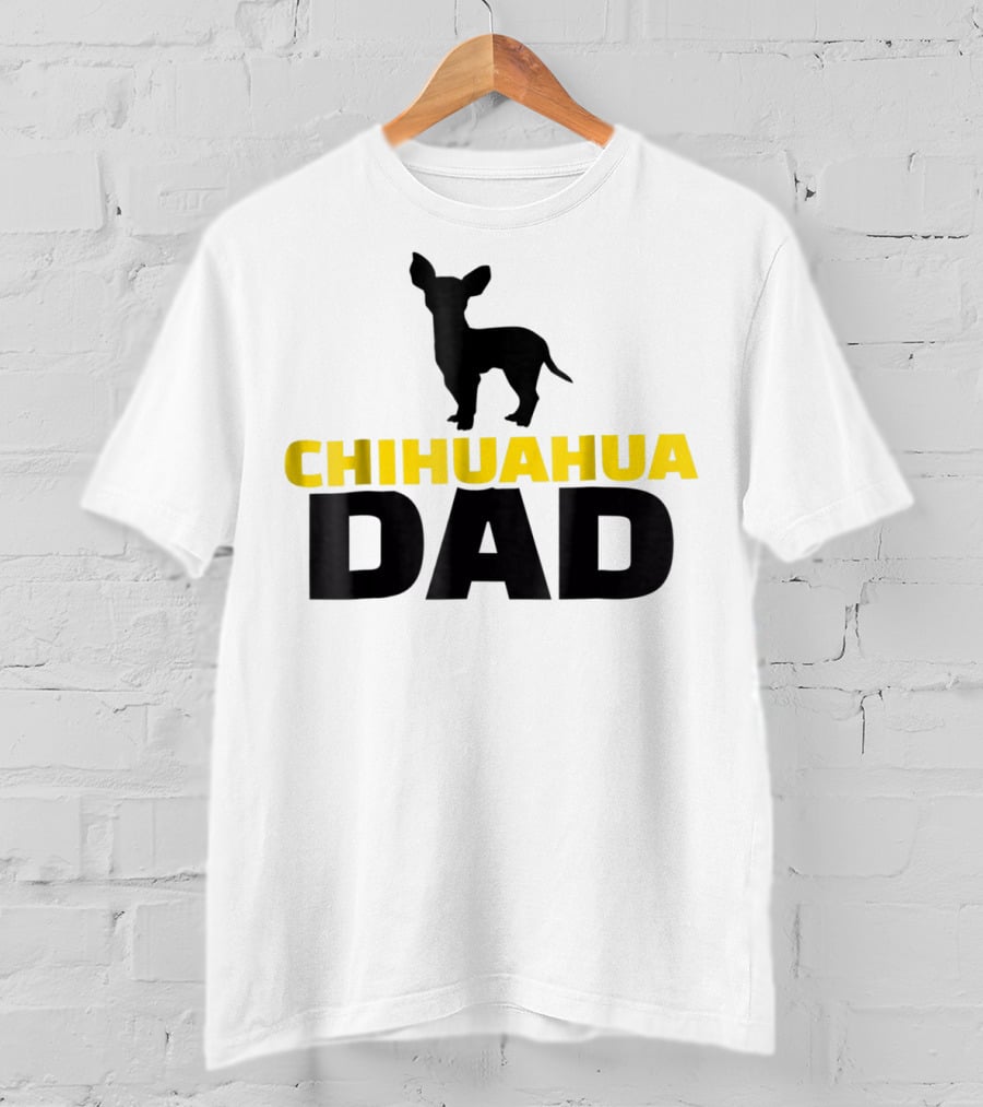 Chihuahua Dad Silhouette T-Shirt