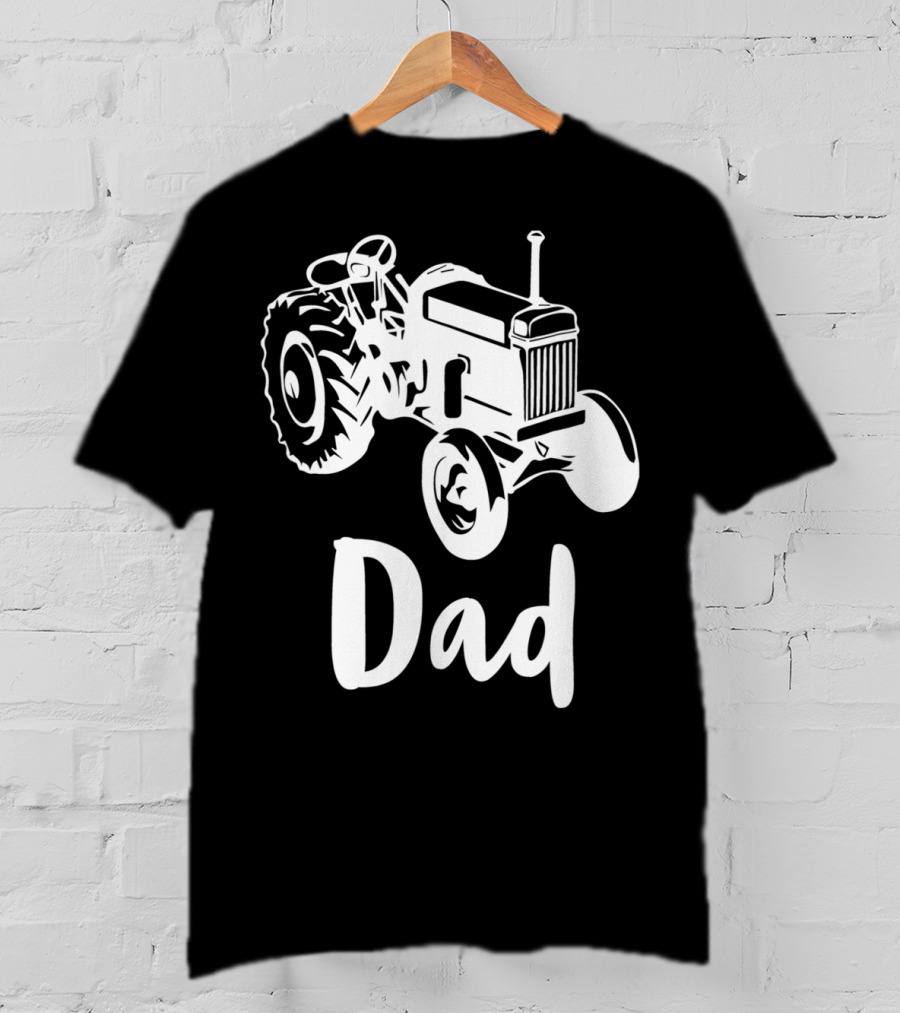 Dad Farm Tractor Dad Farmer Farming 55 T-Shirt