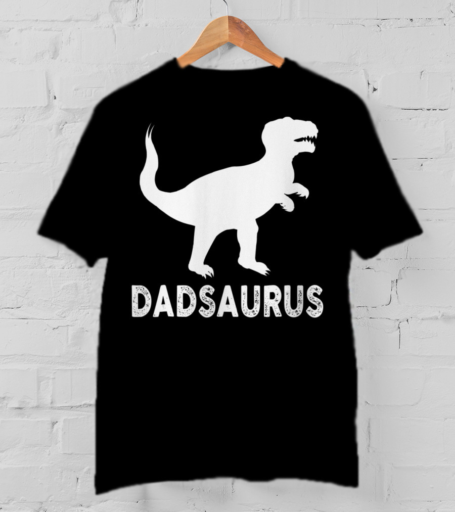 Dadsaurus Dad Dinosaur Men Daddy65 T-Rex T-Shirt